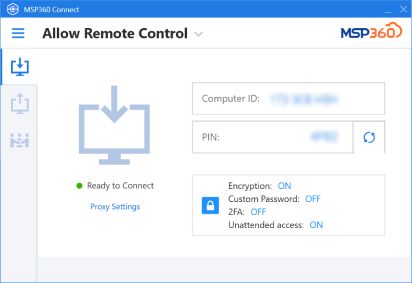 MSP360 Managed Connect