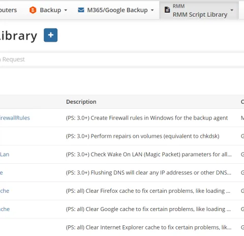 Biblioteca de Scripts MSP360