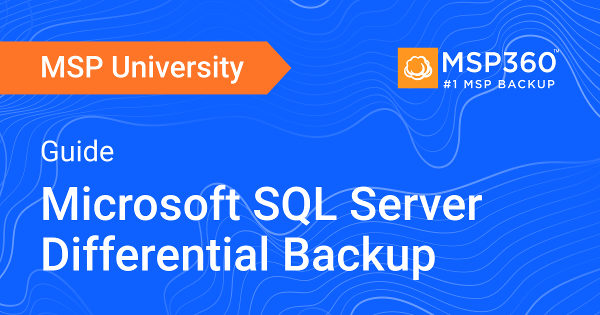 SQL Server Differential Backup