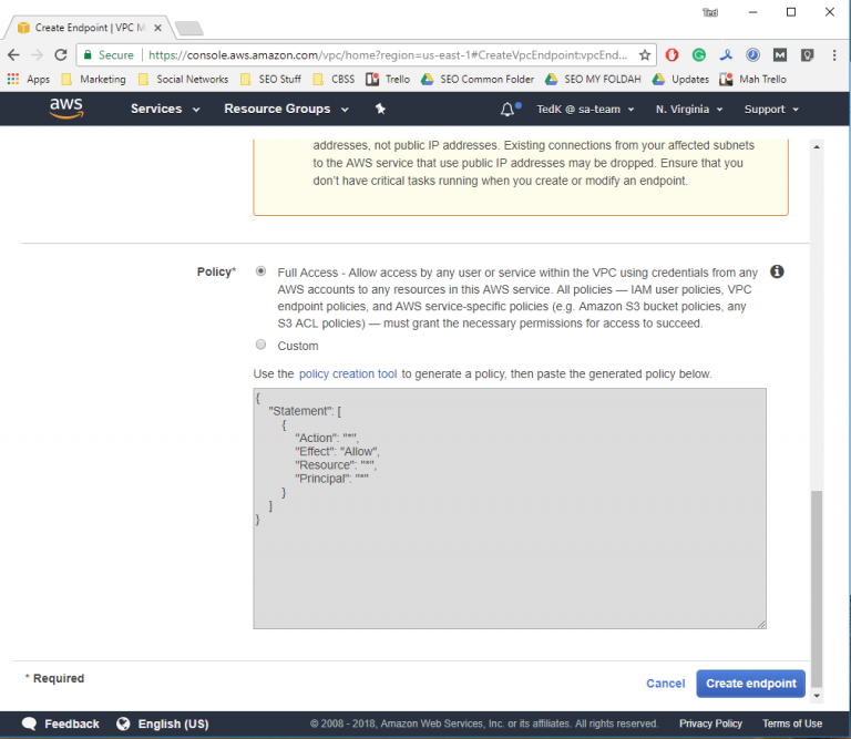 How to Create and Access an Amazon S3 VPC Endpoint