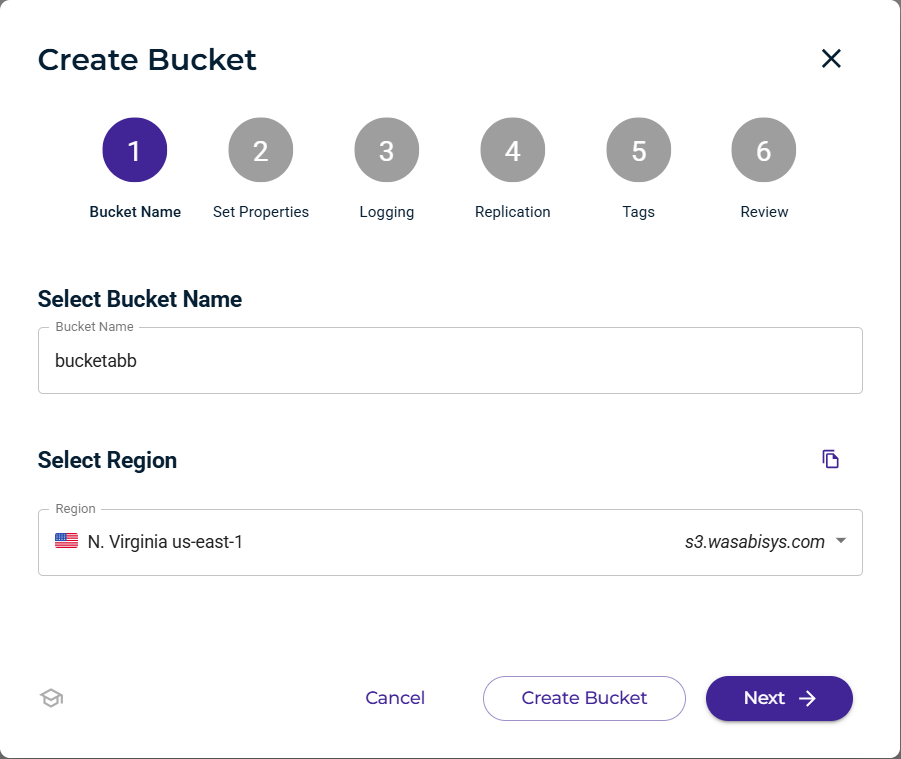 Screenshot_65 | MSP360 Blog Bucket creation