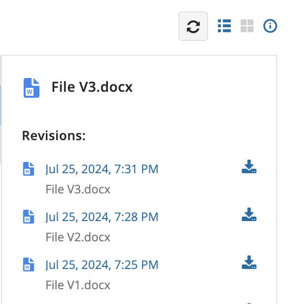 File Name History