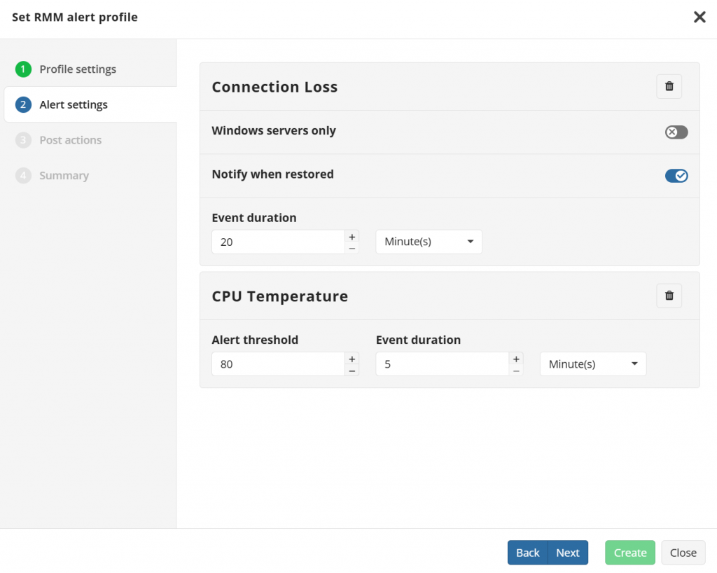 Customize your RMM alerts